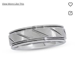 Kay Jewelers 7mm Wedding Band Tungsten Men's Ring